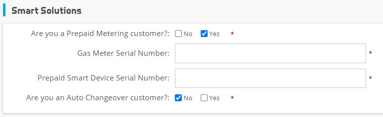 Got Gas Prepaid Metering Registration